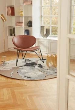 Semper Loungefåtölj | Svart/ Cognac