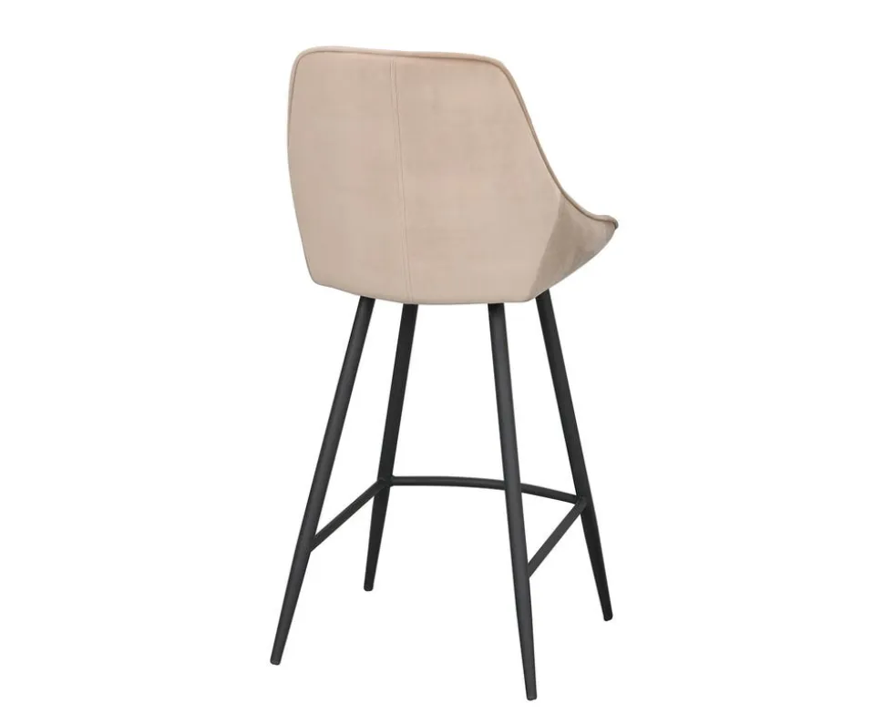 Sierra Barstol | Beige Sammet