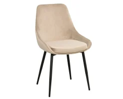 Sierra Stol | Beige Sammet
