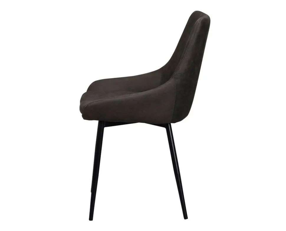 Sierra Stol | Mörkgrå Microfiber