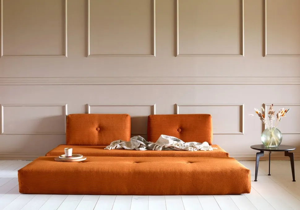 Sigmund Bäddsoffa | 595 Corduroy Burnt Orange