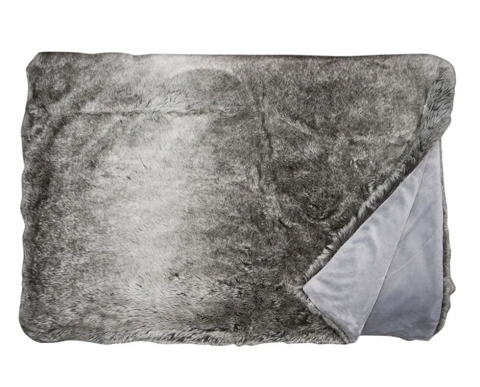 Silverfox Pläd | Fuskpäls