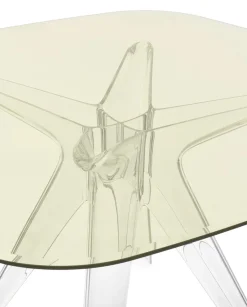 Sir Gìo matbord 120 Transparent | Gul