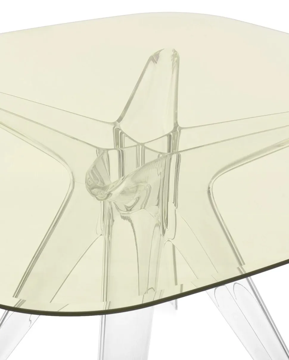 Sir Gìo matbord 120 Transparent | Gul