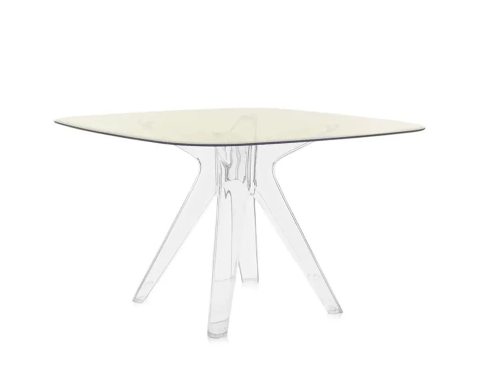Sir Gìo matbord 120 Transparent | Gul