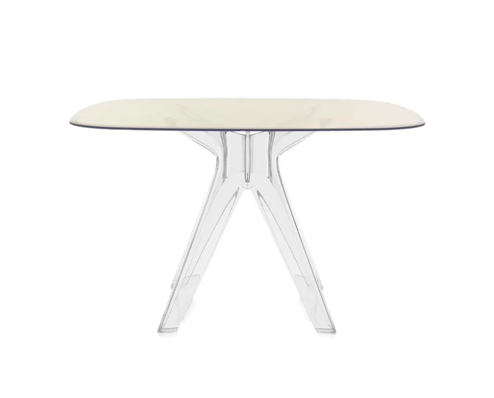 Sir Gìo matbord 120 Transparent | Gul