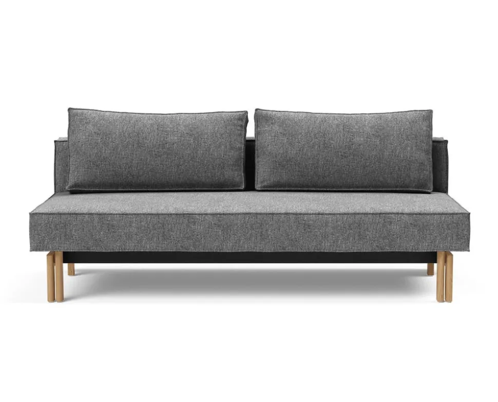 Sly Wood Bäddsoffa | Ek | 563 Twist Charcoal