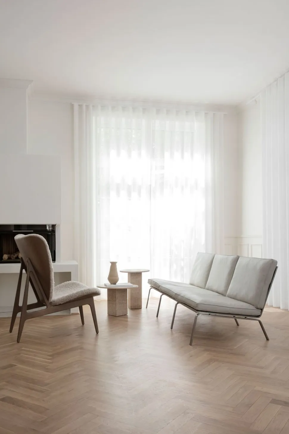 Soho Coffee Table Low | Travertine