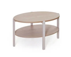 Solo Soffbord | Vitpigmenterad Ek