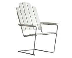 Solstol A3 | Vitlackad Ek