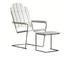 Solstol A3 | Vitlackad Ek