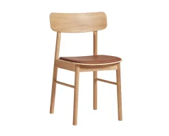 Soma Stol Oljad Ek | Lädersits Cognac