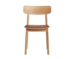 Soma Stol Oljad Ek | Lädersits Cognac