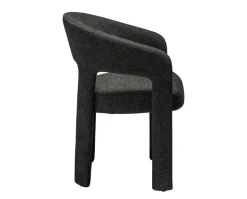 Splendor Karmstol | Raven Black Bouclé