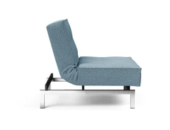 Splitback Fåtölj | 525 Mixed Dance Light Blue med Kromben