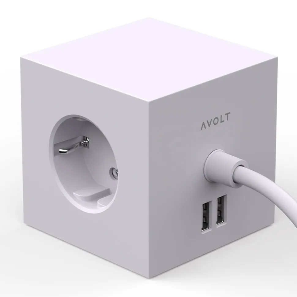 Square 1 Grenuttag USB-A | Gotland Grey