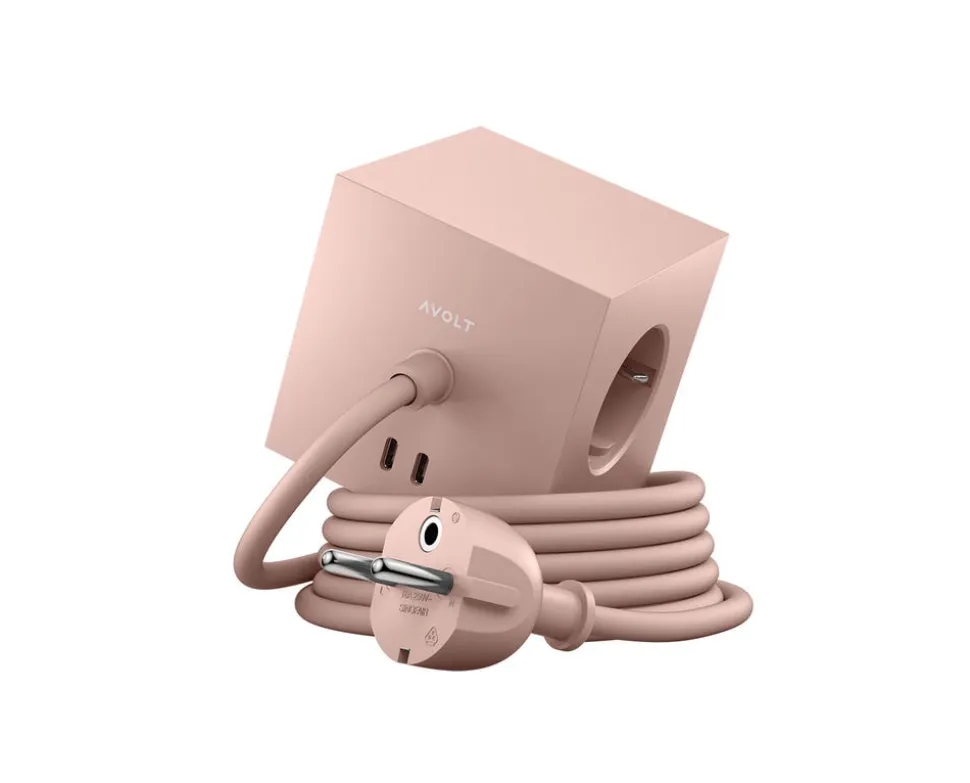 Square 1 Grenuttag USB-C | Old Pink