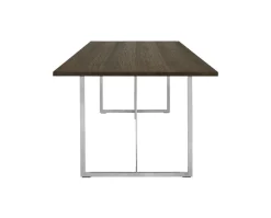 Square Matbord 200 | SilverGrå/ Burned Walnut