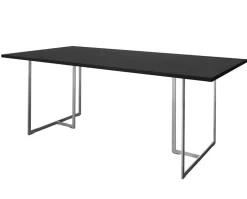 Square Matbord 200 | SilverGrå/ Svart Ek