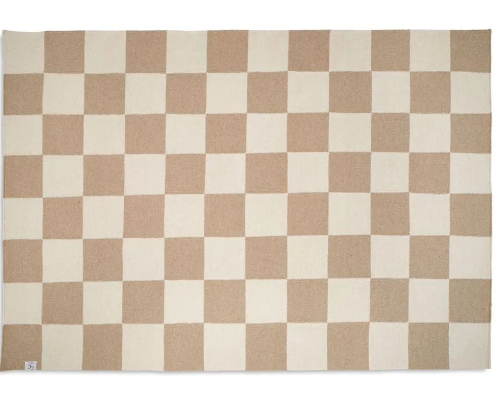 Square Matta 170x230 Vit/Natur
