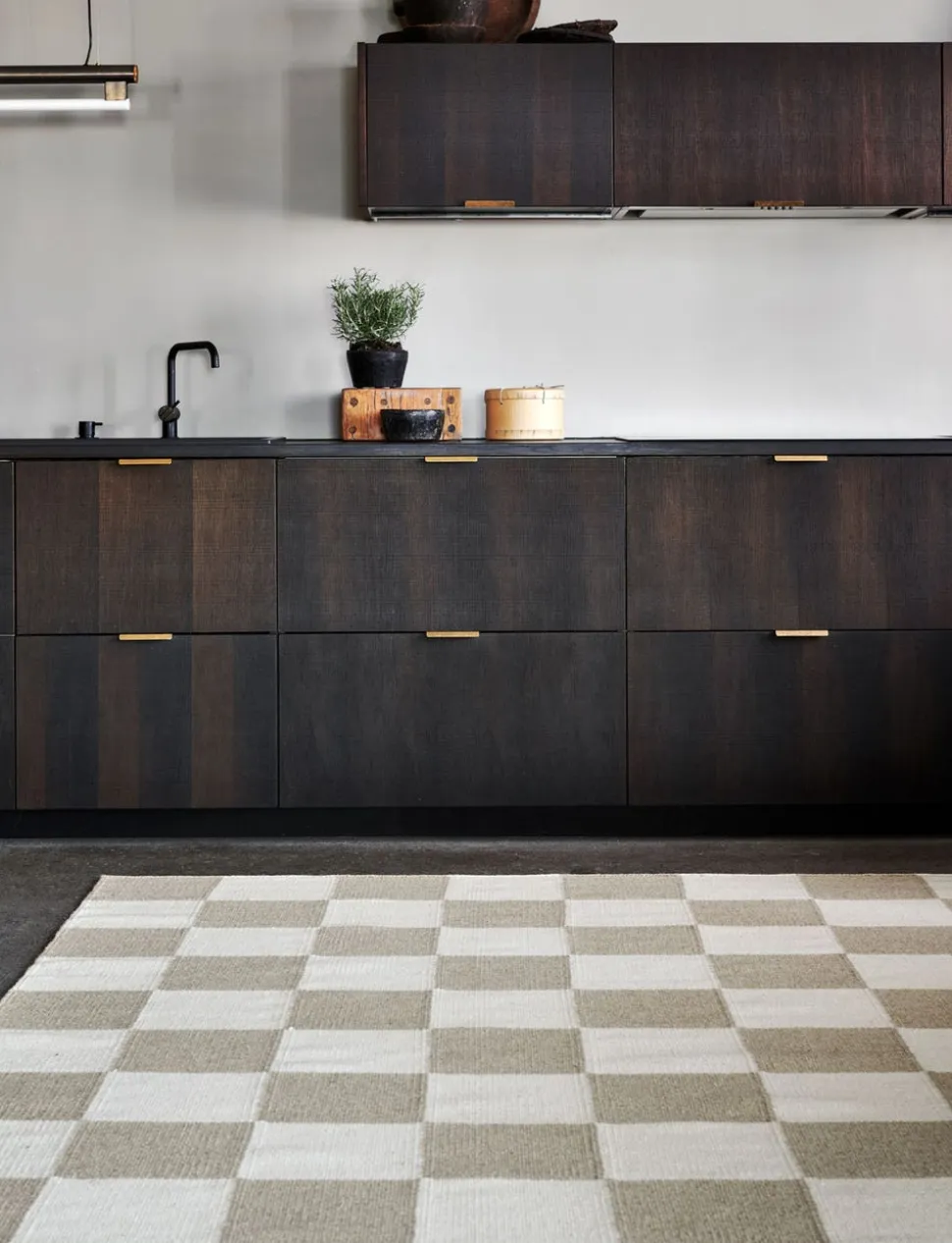 Square Matta 170x230 Vit/Natur