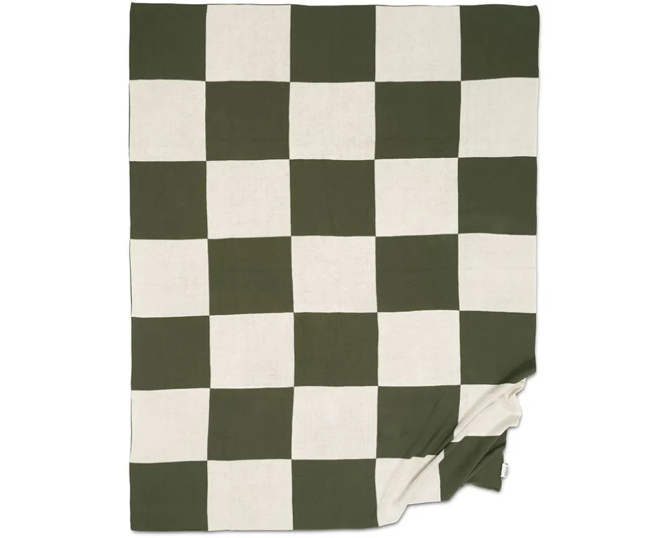 Square Pläd | Grön