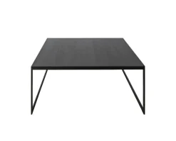 Square Soffbord 102 | Svart/ Svart Ek