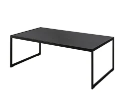 Square Soffbord 122 | Svart/ Svart Ek