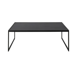 Square Soffbord 122 | Svart/ Svart Ek