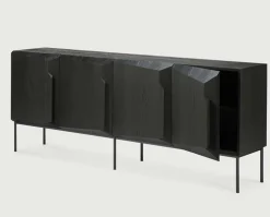 Stairs Sideboard | Svart Ek | 200 cm