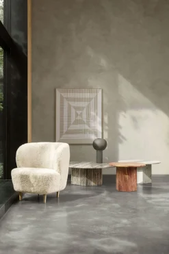 Stay Loungefåtölj | Small, Svart Sockel