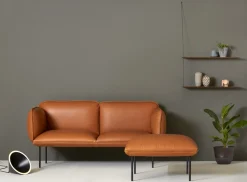 Stedge hylla 80 cm svart ek