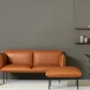 Stedge hylla 80 cm vitpigmenterad ek