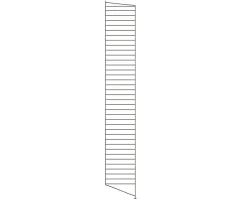 String Golvgavel 200x30 Mörkbrun