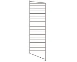 String Golvgavel 115x30 Mörkbrun