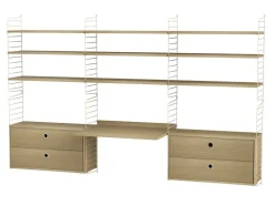 String kombination arbetsplats F Ek/ Beige