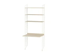 String kombination skrivbord A Ask/ Beige