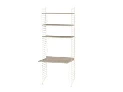 String kombination skrivbord A Beige/ Beige
