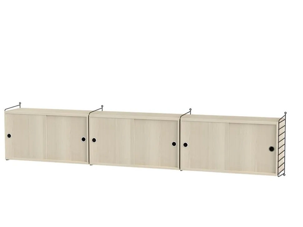 String Kombination Vardagsrum D Ask/ Svart