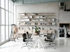 String Konferensbord | Fast Underrede, Vit Laminat 180x90