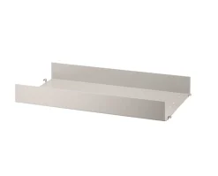 String Metall Hyllplan Hög 58x30 Beige