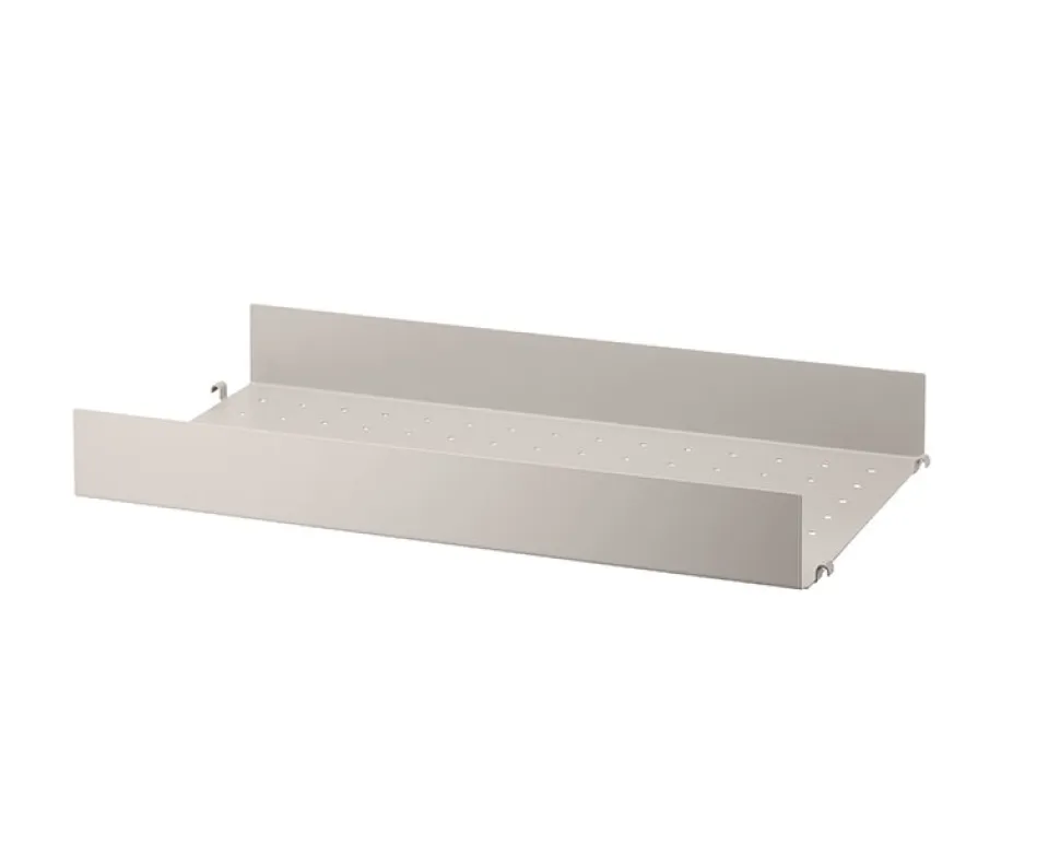 String Metall Hyllplan Hög 58x30 Beige