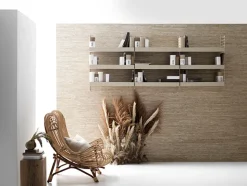 String Metall Hyllplan Hög 78x20 Beige
