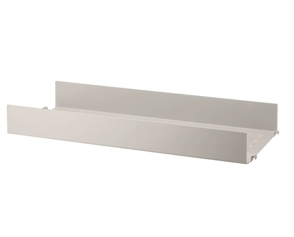 String Metall Hyllplan Hög 58x20 Beige