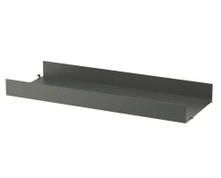 String Metall Hyllplan Hög 78x30 Mörkgrå