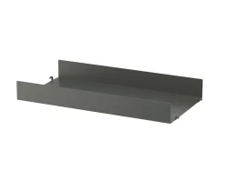 String Metall Hyllplan Hög 58x30 Mörkgrå