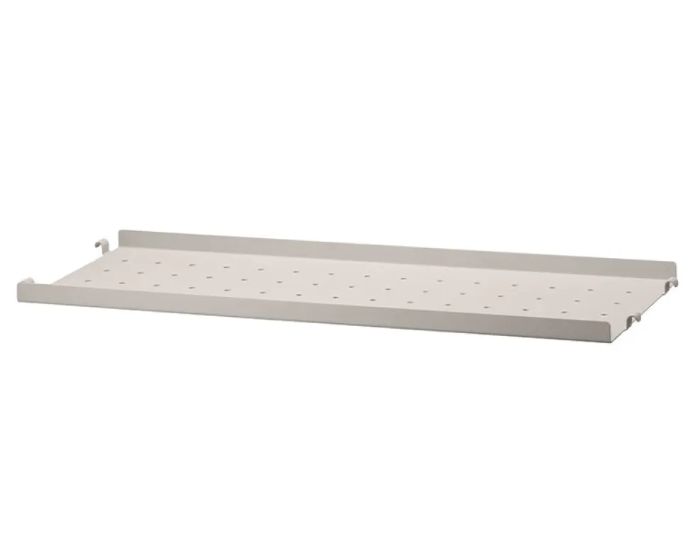 String Metall Hyllplan Låg 58x20 Beige