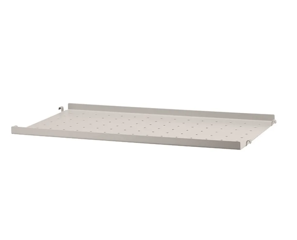String Metall Hyllplan Låg 58x30 Beige