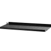 String Metall Hyllplan Låg 58x30 Svart
