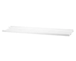 String Metall Hyllplan Låg 78x20 Vit